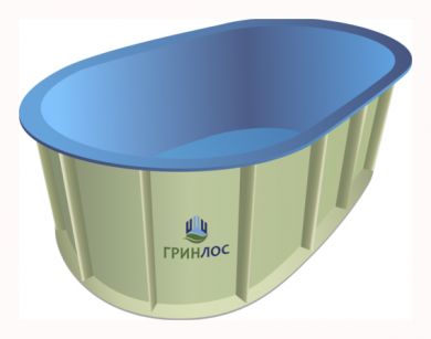 ГРИНЛОС Купель 5000*2000*1500 Овальная